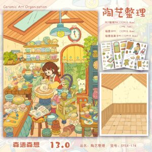 Ceramic art arrangement