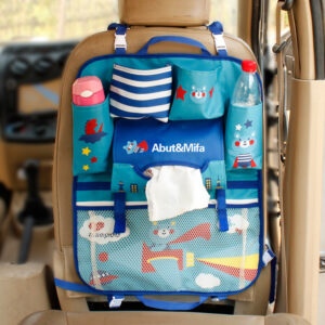 Automobile seat back storage bag